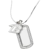 LogoArt Baltimore Ravens Sterling Silver Dog Tag