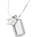 LogoArt Baltimore Ravens Sterling Silver Dog Tag