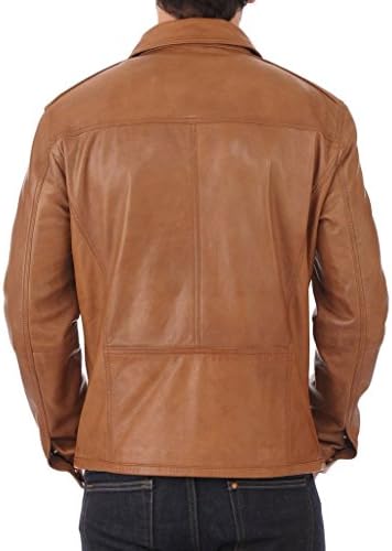 Standard Leather Mens Motorcycle leather jacket - 2X Large