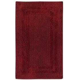  Thomas Obrien Vintage Modern Winterberry Red Cotton Bath Rug 24x24