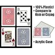 GEMACO 100% Plastic Classic Jumbo Poker 2 Deck Setup - Playing Cards > 100% Plastic > Gemaco