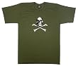 SKULL AND CROSSBONES - Olive T-shirt