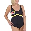 Xhilaration&reg; Plus Tattoo Tankini - Black