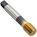 Applix 1691AP High Speed Steel High Performance Thread Forming Multi-Application Lube Grooves Taps, TiN Coated, Round with Square End