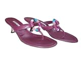 Manolo Blahnik - Manolo Blahnik Shoes "Lamatre" Beaded Sandals Heels - OnlyModa