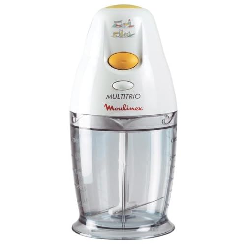 Moulinex Multitrio DJDAP1 Mini Chopper Food Blender, 0.6 Litres