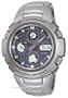 Casio G-Shock Solar Atomic Watch - Stainless - Blue Face - Red Hour Hand