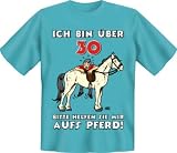  : Fun T Shirt " Auf's Pferd 30 ??? " Gr&ouml;&szlig;en S - XXL