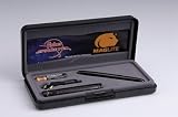 New Fisher Bullet Space Pen & Black Mag-Lite Flashlight