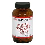Twinlab Super Enzyme Caps, Maximum Strength, 200 Capsules