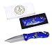 BLUE MASONIC FOLDING RESCUE POCKET KNIFE MASONS