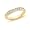 1/2 CT Princess Cut Diamond Wedding Band 14K Yellow Gold (I1-I2 Clarity) In Size 5 (Available In Sizes 5 - 10)