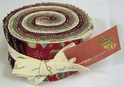 Moda Fruitcake Christmas Jelly Roll 2 1/2" Strips Fabric Kit