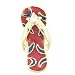 Ruby Red Beach Sandal Necklace Pendant
