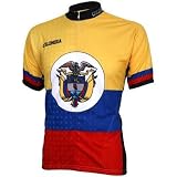 World Jersey's Colombia Short Sleeve Cycling Jersey (Colombia - XL)