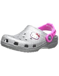 Shoes: Crocs Kids 16159 Hello Kitty Glitter Clog (Toddler/Little Kid/Big Kid),Silver,10 M US Toddler - crocs