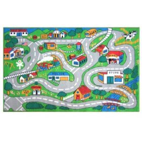 Childrens Toyshop  Toys : Country Fun Rug 51" x 78"