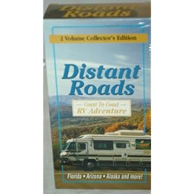 Distant Roads: Coast to Coast  RV (Recreation Vehicle) Adventure: Florida, Arizona, Alaska and more! (2 Video Set) [VHS]