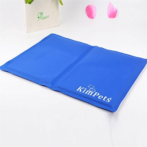 FFMODE Summer Pet Bed Cooler Dog Cat Cooling Mat Laptop Cushion Pad Gel Multifunction 16*20", Blue, M