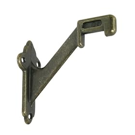 Antique Brass Railing Handrail Bracket