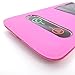 Lenovo A850 Case, Dual Window View Leather Flip Back Housing Cover for Lenovo A850 Housing Replacement (Rose)