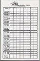 Mexican Train Score Pad