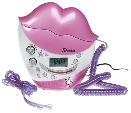 Bratz Electric Funk Rockin' AM/FM Clock Radio with Phone