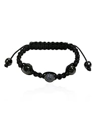 Sterling Silver Natural Gemstone Beads Macrame Bracelet Handmade Jewelry