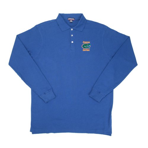 Antigua University of Florida Classic Pique Long Sleeve Polo Shirt