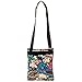 Womens Paisley Crossbody Swingpack Bag (Black Multicolor)