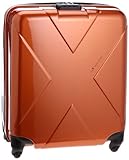 [ヒデオワカマツ] HIDEO WAKAMATSU マックスキャビン TSAジッパーロックスーツケース  85-75289 オレンジ×グレー (オレンジ×グレー)