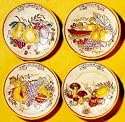 GRAFFITO The Four Seasons graffito wall plates (Set of Four) [Prod. 052/25]