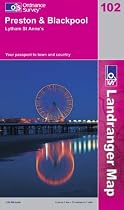 Preston,Blackpool, Lytham St. Anne's (Landranger Maps) (OS Landranger Map)
