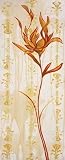 Floral On Wallpaper I by Carrie Narducci. Art Print Poster 8 inches width by 20 inches height. Highest Quality Art Poster Print