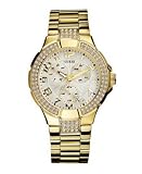 GUESS Women's Crystal Accented Gold-Tone Watch #13537L