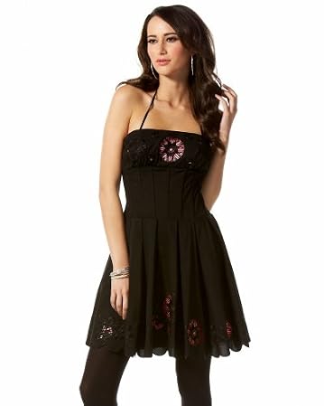 bebe.com Strapless Corset Lace Reveal Dress from bebe.com
