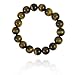 12mm Round Tiger Eye Bead Bracelet 7.25"