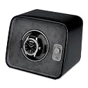 Wolf Designs Black Single Watch Rotator #4524-027