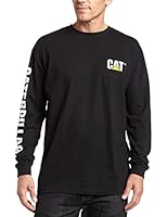 Caterpillar Men's Trademark Banner Long-Sleeve T-Shirt