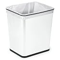 Polder 1410-90 Under-Counter 7-Gallon Trash Can, White