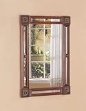 Rectangle Cherry Mirror By Coaster Furniture