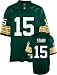 Men`s Green Bay Packers #15 Bart Starr Team Retired Premier Jersey - M
