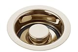 Delta 72030-PB Classic 4-1/2-Inch Sink Disposal And Flange Stopper, Vibrant Vibrant Polished Brass