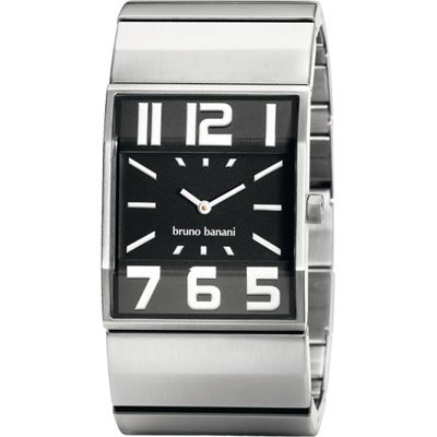 Bruno Banani Herren-Armbanduhr XL Brix Gents Analog Edelstahl BR21005