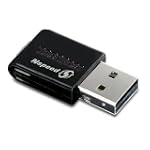 TRENDnet 300 Mbps Mini Wireless N Speed USB 2.0 Adapter TEW-649UB (Black)