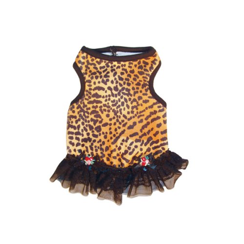 Dolce Vita Leopard Dog Dress - S (4.5-7 lbs.)