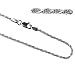 Men's Italian Diamond Cut Platinum Overlay CAREFREE Sterling Silver Rope Chain (24")