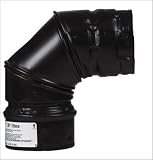 90 Degree Pellet Stove Elbow, 3