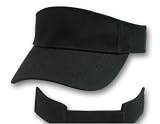 Blank Black Adjustable Visor