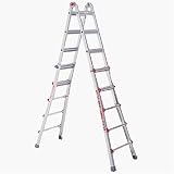 Little Giant 10103LGW Ladder System 22- Foot 300-Pound Work Platform, With Hinge and Tip and Glide Wheels